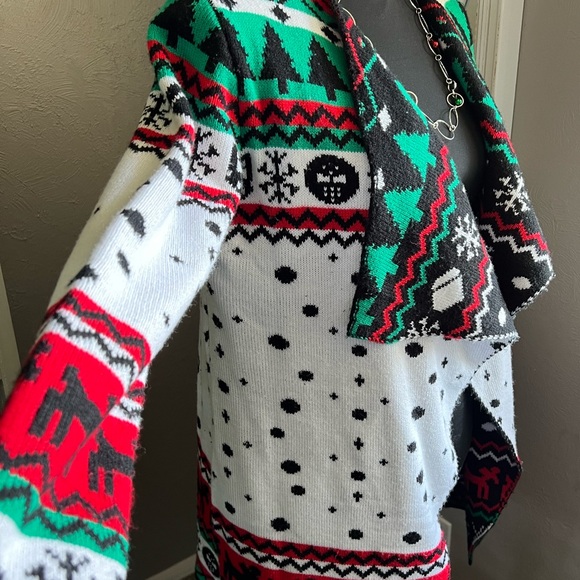 Holiday Open-Front Cardigan - size SMALL - Picture 3 of 16